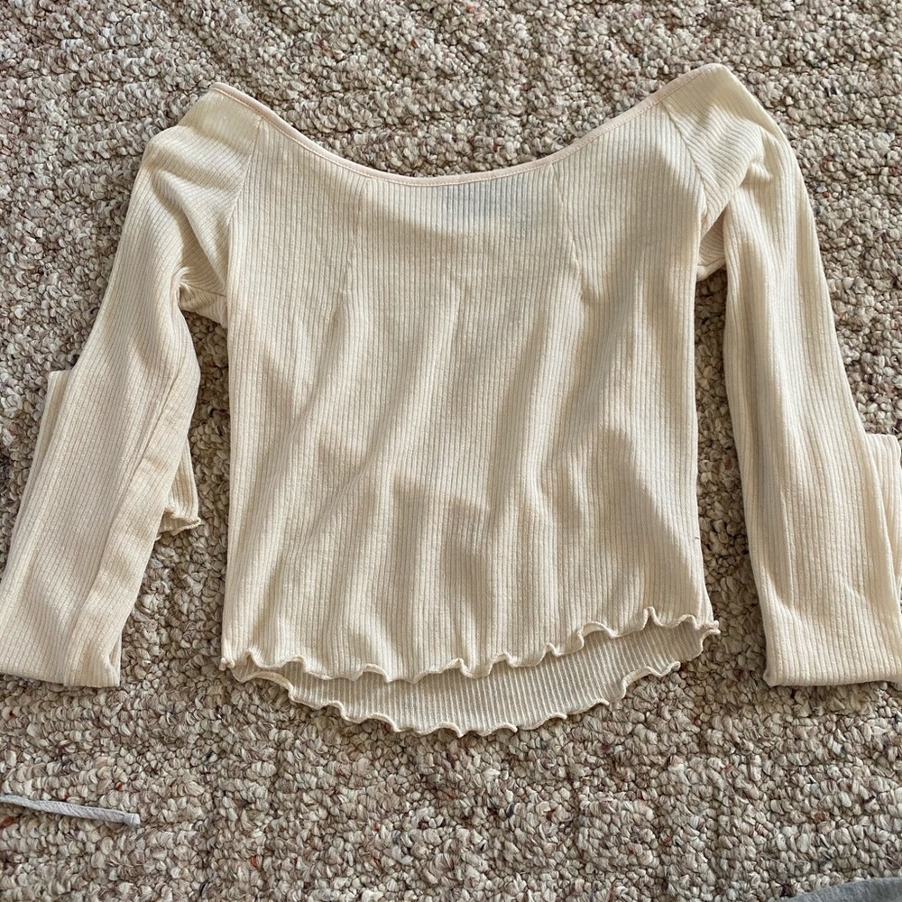 boatneck ribbed long sleeve